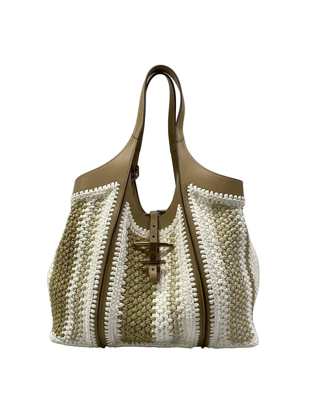 Tod's T Timeless Raffia & Leather #292715T14B